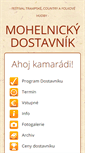 Mobile Screenshot of mohelnickydostavnik.cz